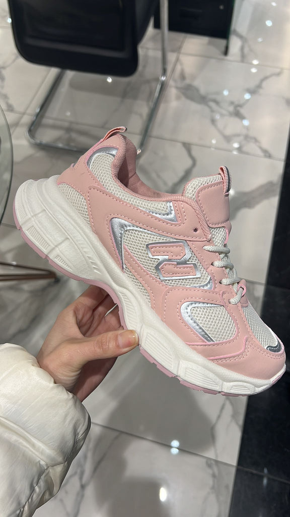 Classic Chunky Sneakers -Pink