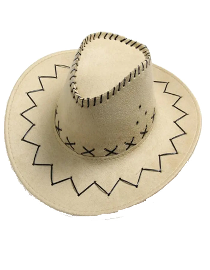 Beige Cowboy Hat Unisex