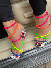 Strap Heel -Multicolor